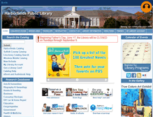Tablet Screenshot of harborfieldslibrary.org